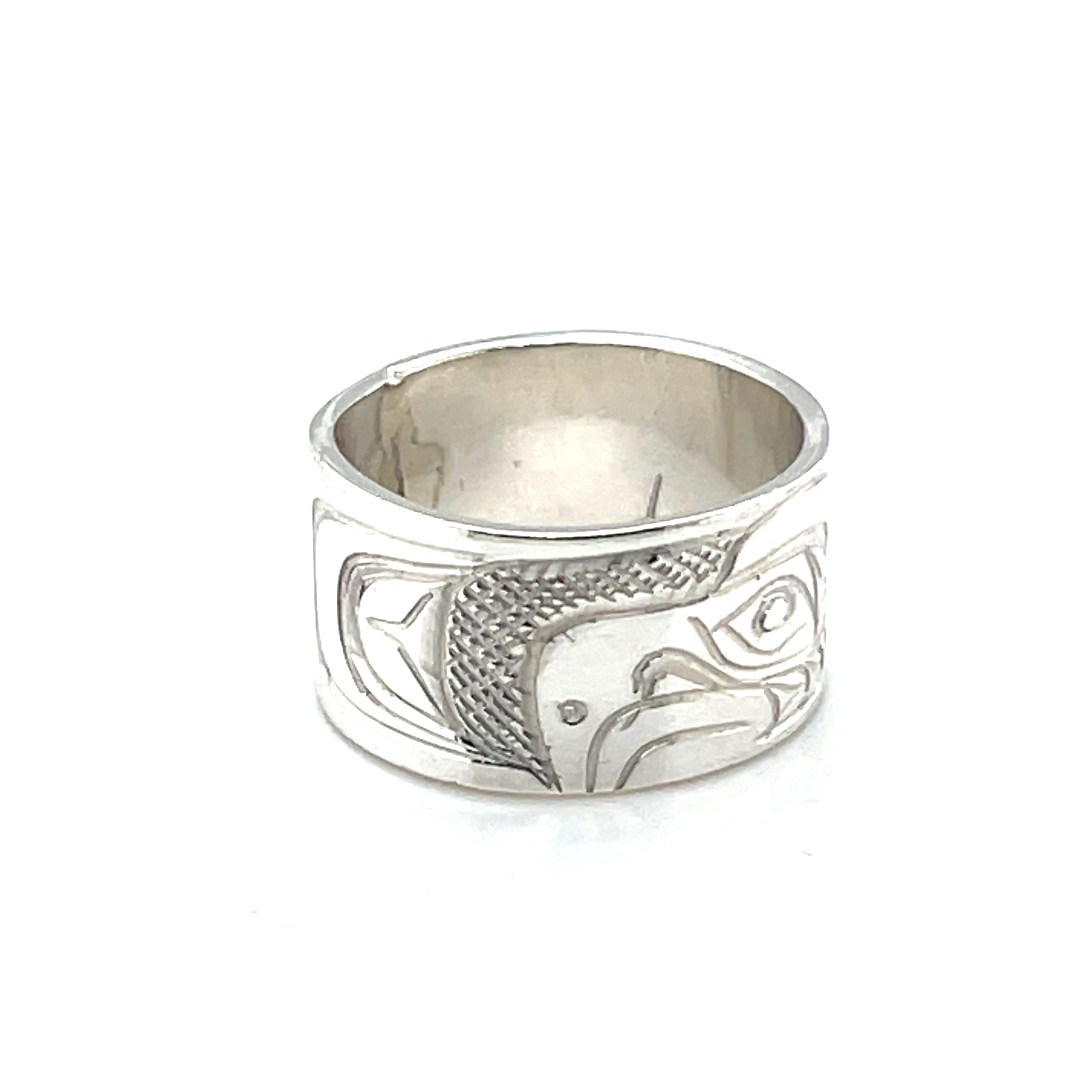 Ring - Sterling Silver - 3/8&quot; -  Eagle