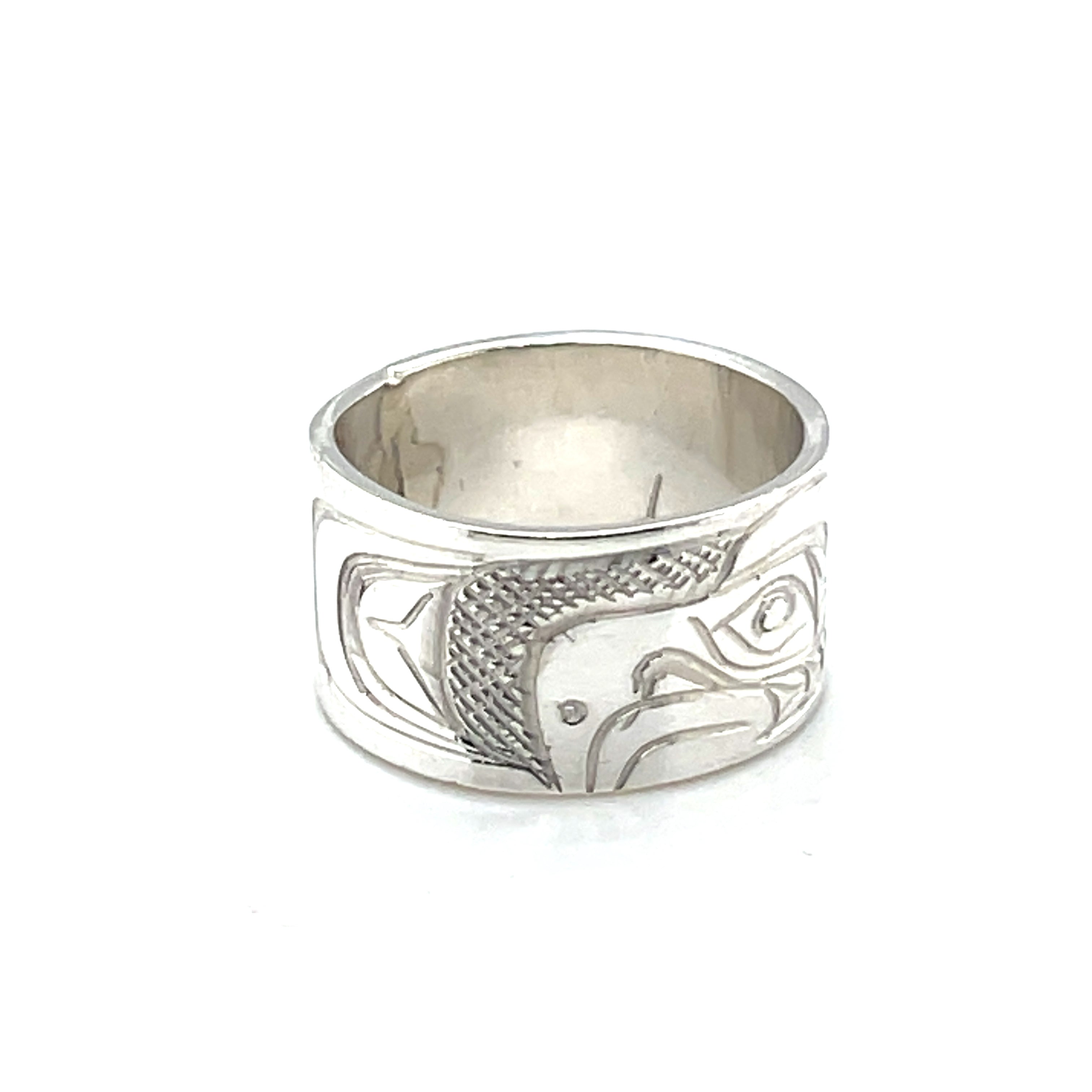 Ring - Sterling Silver - 3/8" -  Eagle