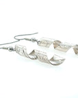 Earrings - Sterling Silver - Spiral - Eagle