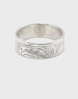 Ring - Sterling Silver - 1/4" -  Eagle