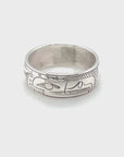 Ring - Sterling Silver - 1/4" - Eagle
