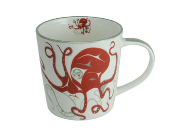 Mug - Porcelain - Octopus