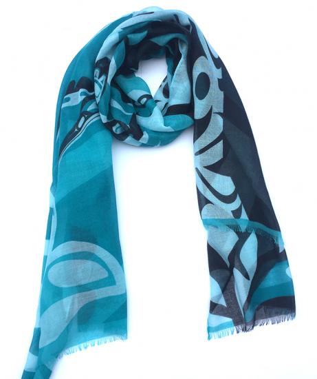 Shawl - Poly Woven - Hummingbird - Turquoise