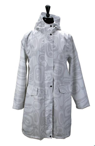 Rain Jacket Long White