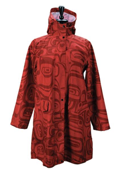 Rain Jacket - Long - Red