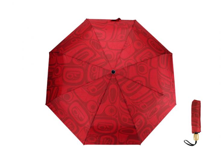 Umbrella - Raven - Red
