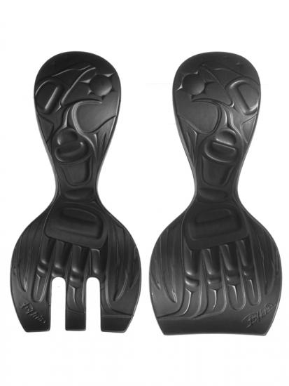Salad Servers - Resin - Raven