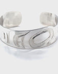 Bracelet - Sterling Silver - 3/4" - Wolf