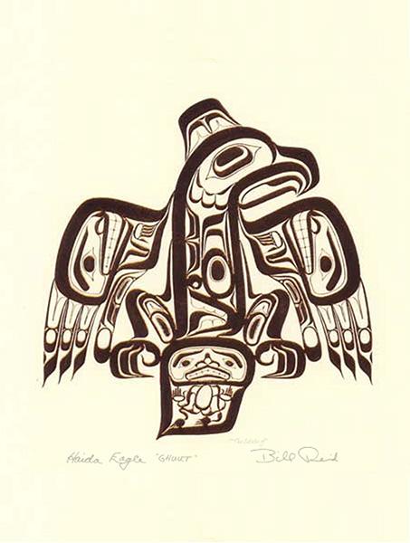 Card - Reid - Copper - Haida Eagle (Ghuut) - 6x9