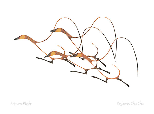 Card - Chee Chee - Autumn Flight - 6x9