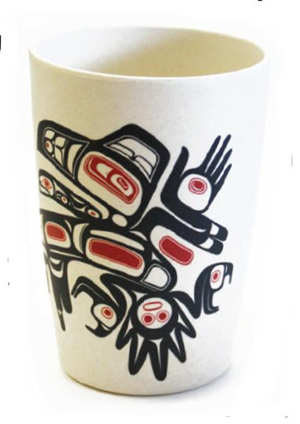 Cup - Bamboo - Running Raven