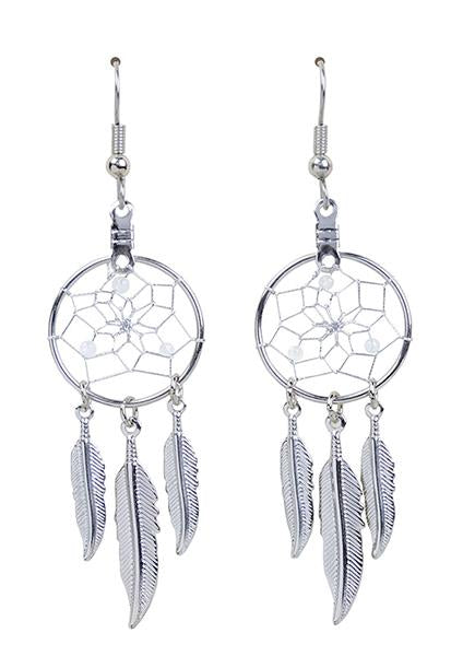 Earrings - Dream Catcher - June - Moonstone