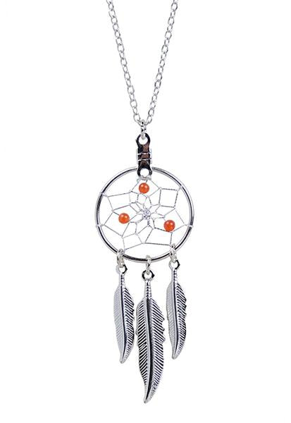 Pendant - Dream Catcher - July - Carnelian