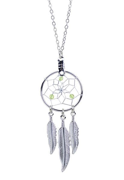 Pendant - Dream Catcher - August - Peridot