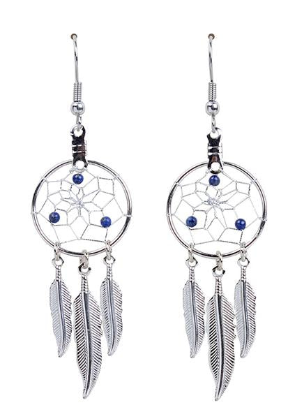 Earrings - Dream Catcher - September - Lapis