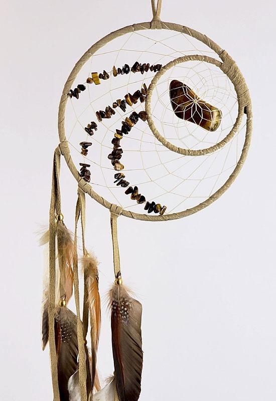 Dream Catcher - 6" - Woodland - Tiger's Eye