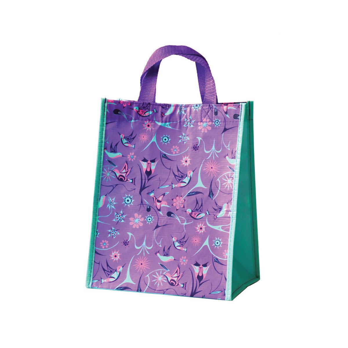 Eco Bag - Small - Hummingbird Purple