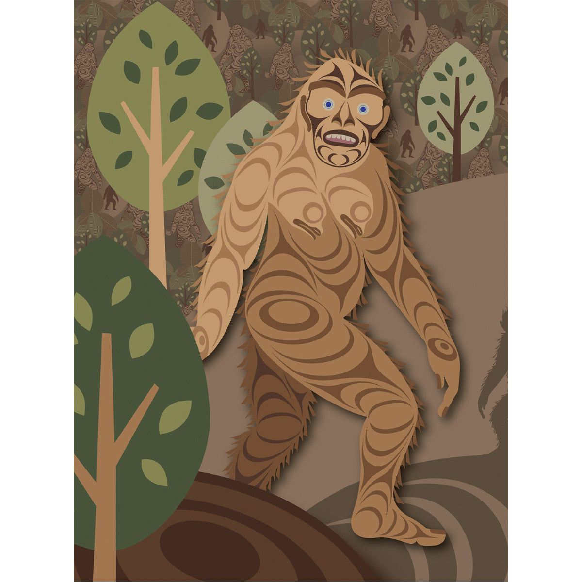 Card - Sasquatch - 5x7