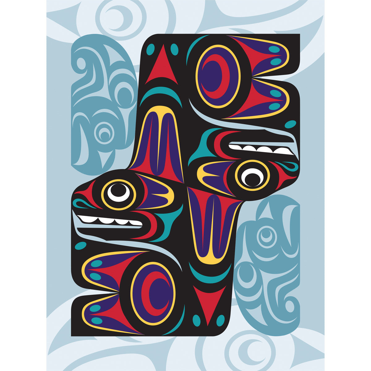 Card - Thunderbird & Whale - 5x7