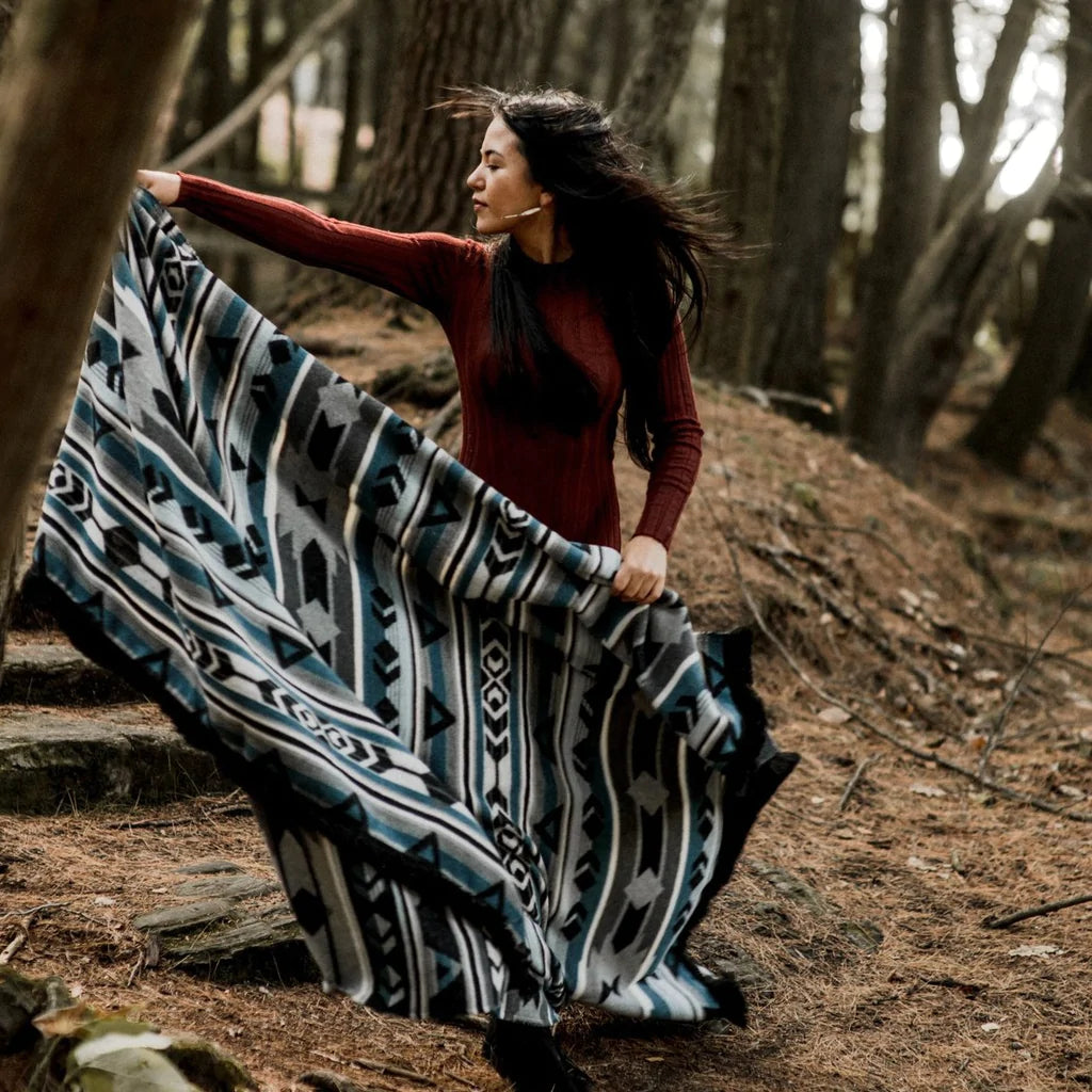 Blanket - Wool Blend - Eco-friendly - Storm - Reversible