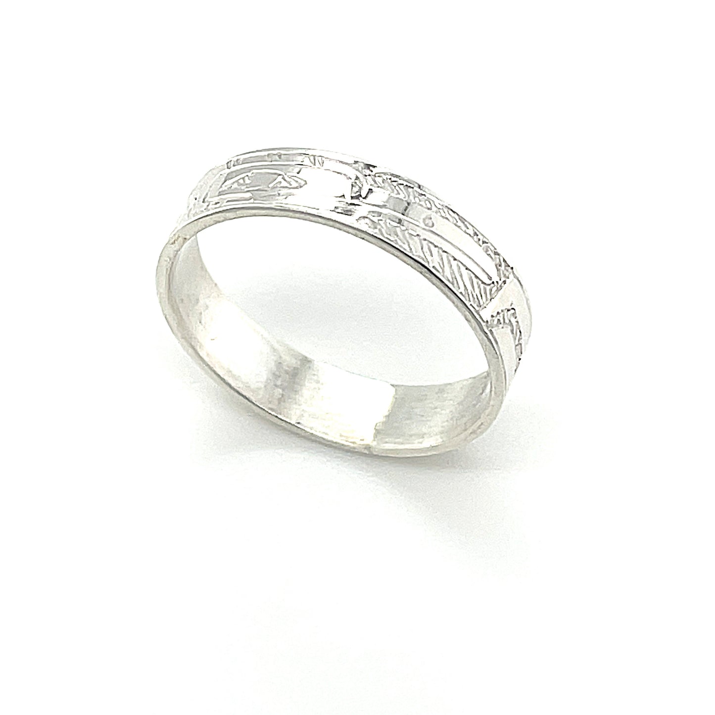 Ring - Sterling Silver - 3/16" - Hummingbird