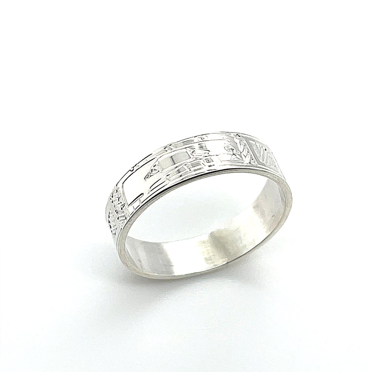 Ring - Sterling Silver - 3/16" - Orca