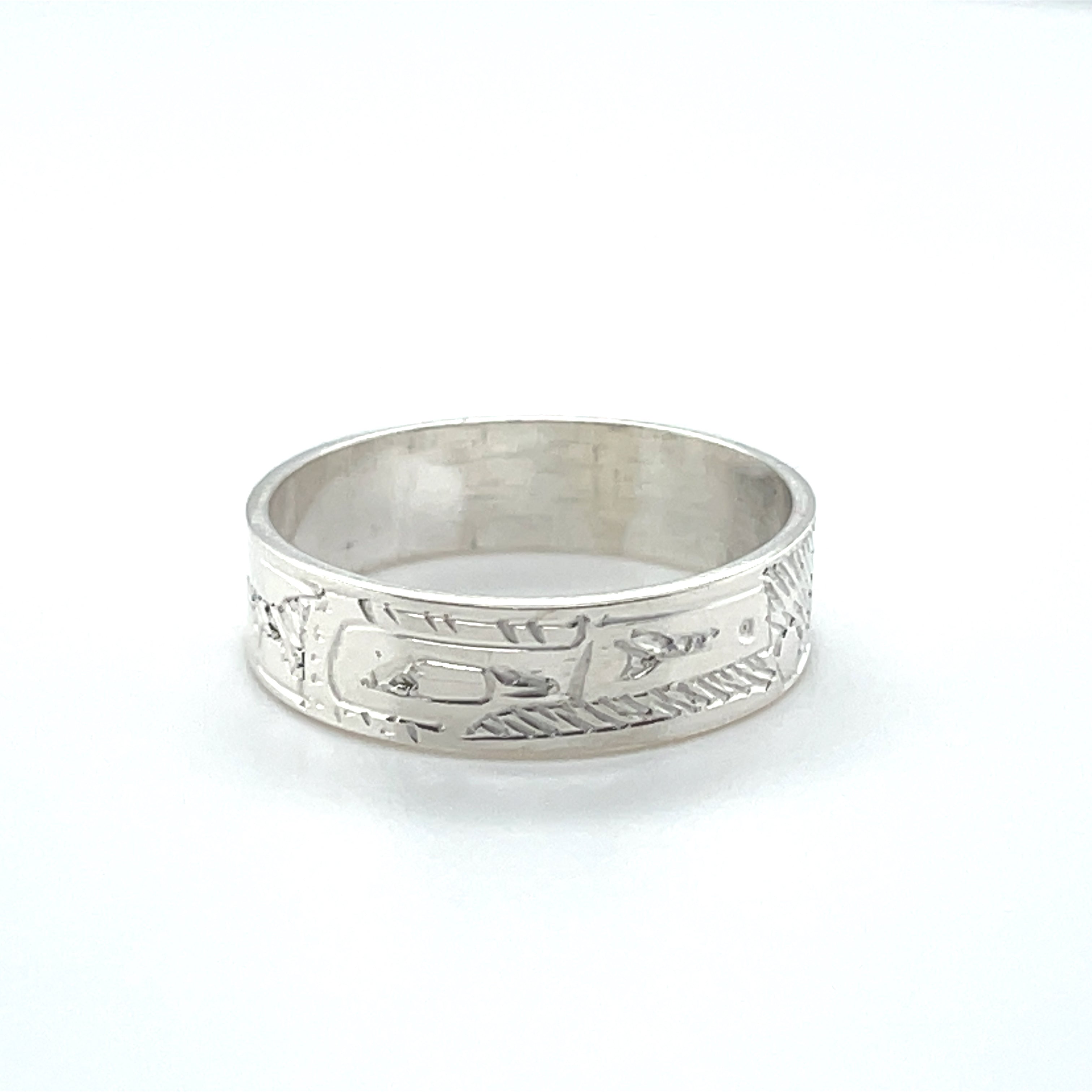 Ring - Sterling Silver - 3/16&quot; - Raven