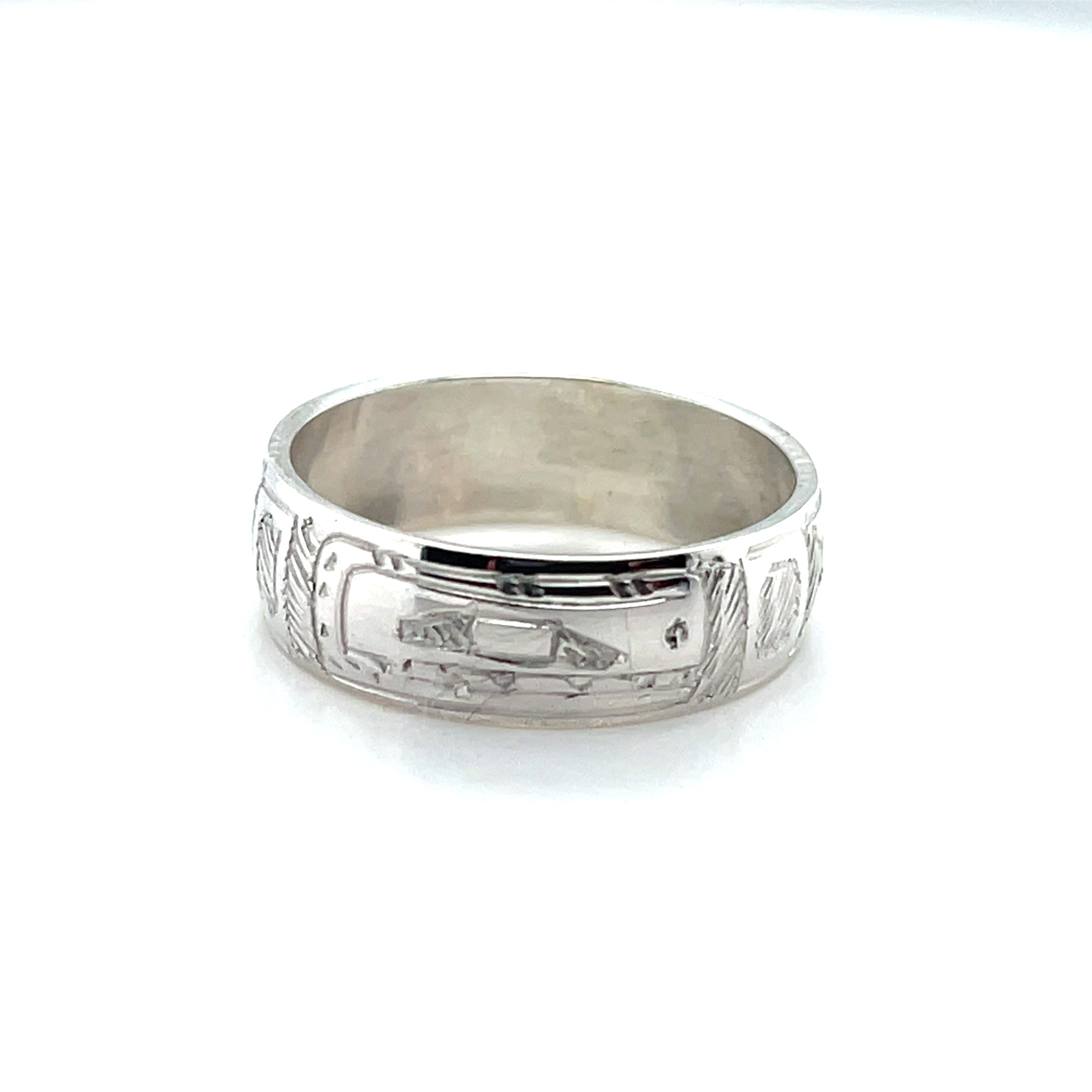 Ring - Sterling Silver - 1/4&quot; - Orca