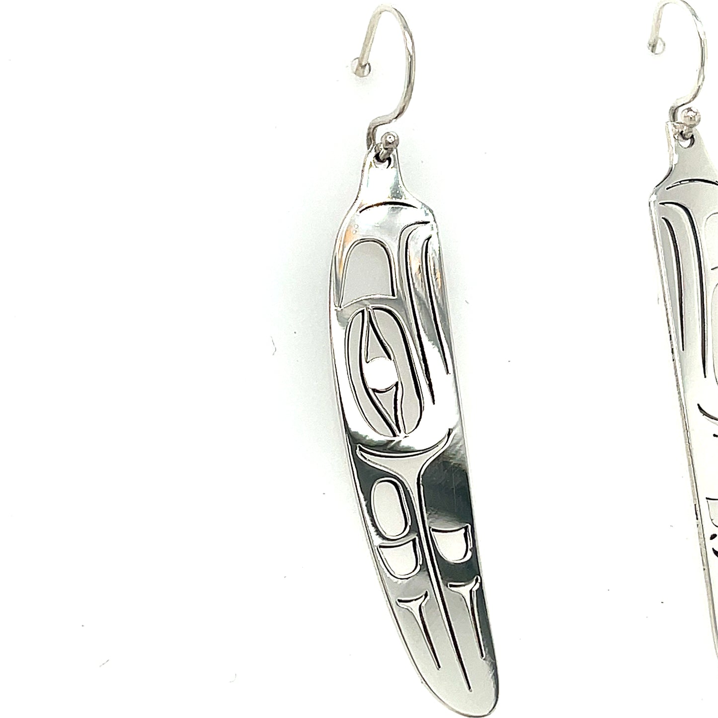 Earrings - Sterling Silver - Feather - Eagle