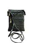 Purse - Passport - Deerskin - Bear - Black