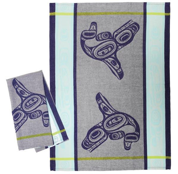 Tea Towel - Jacquard - Whale