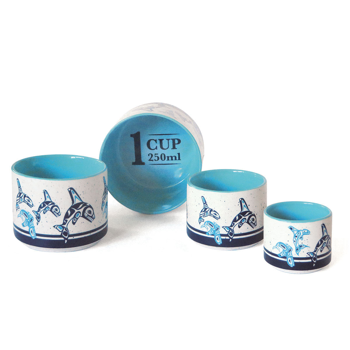 Measuring Cup Set - Ceramic - Orca Family