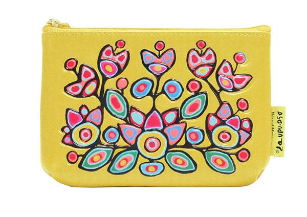 Coin Purse - Yellow Floral