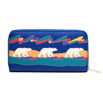 Wallet - Zip Around - Polar Bear