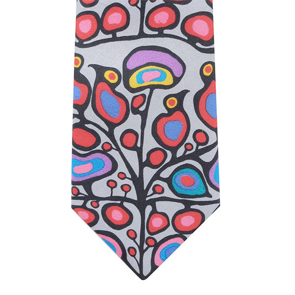 Tie - Silk - Woodland Floral