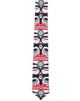 Tie - Silk - Killer Whale Crosshatch