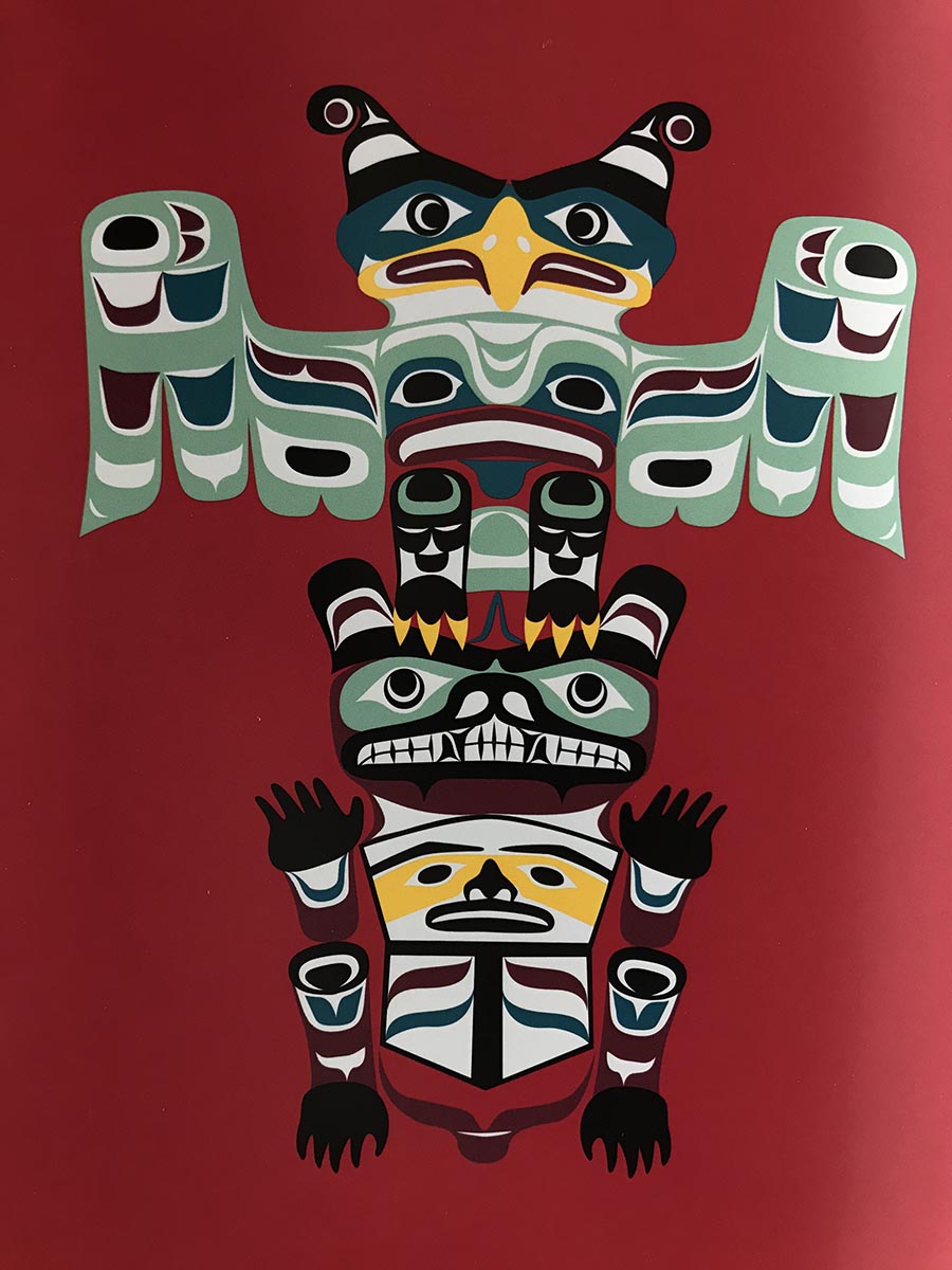 Postcard - Totem