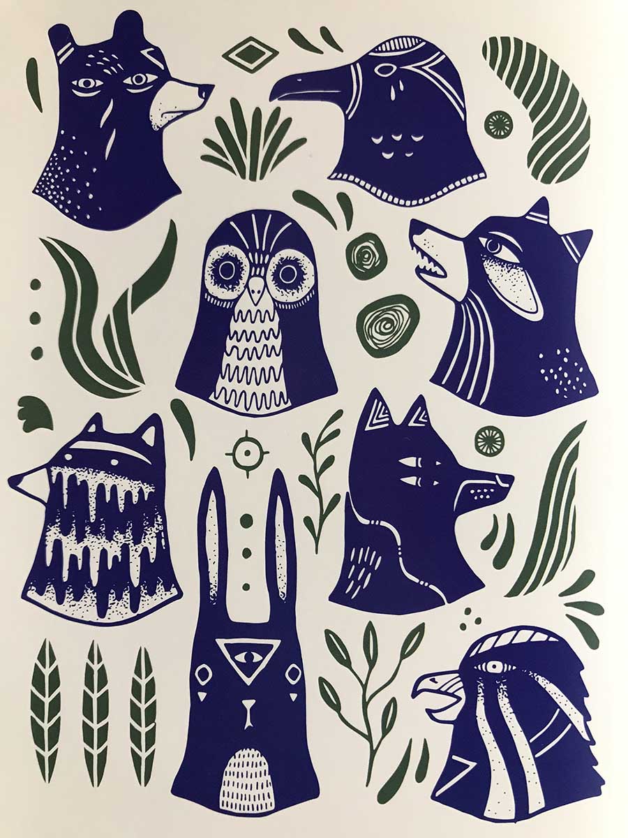 Postcard - Spirit Animals