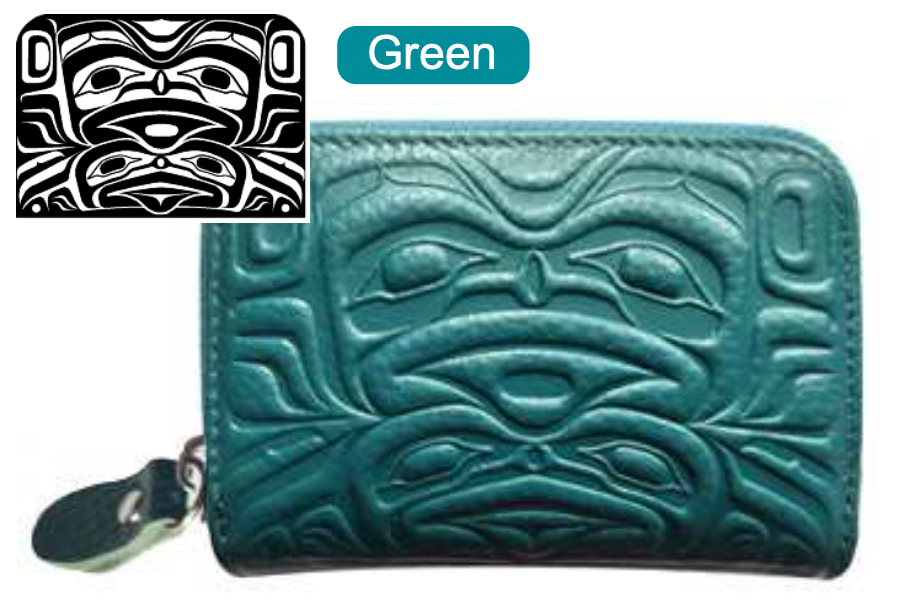 Cardholder - Leather - Teal - Bear & Frog