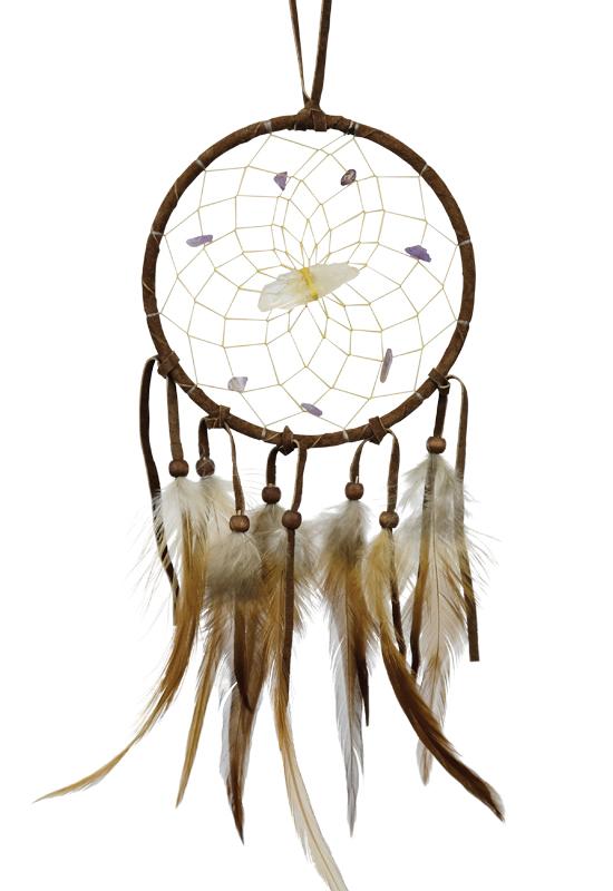 Dream Catcher - 4" - Vision Seeker - Brown