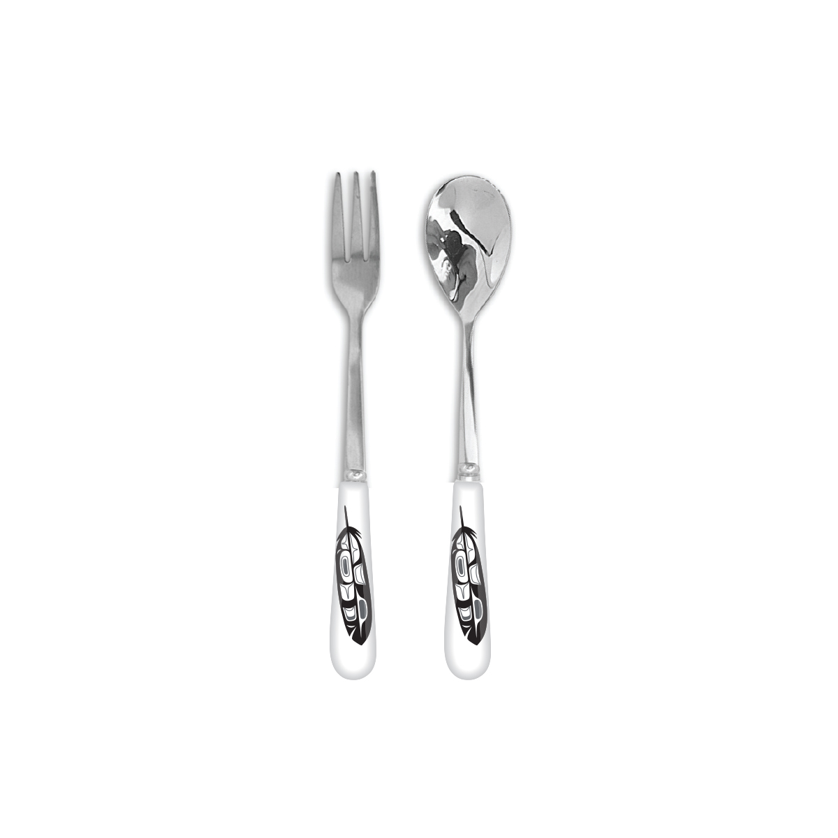 Fork &amp; Spoon Set - Eagle Feather