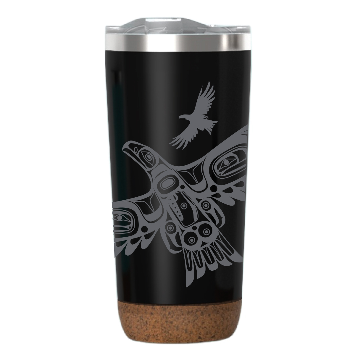 Travel Mug - Cork Base - 20oz - Soaring Eagle