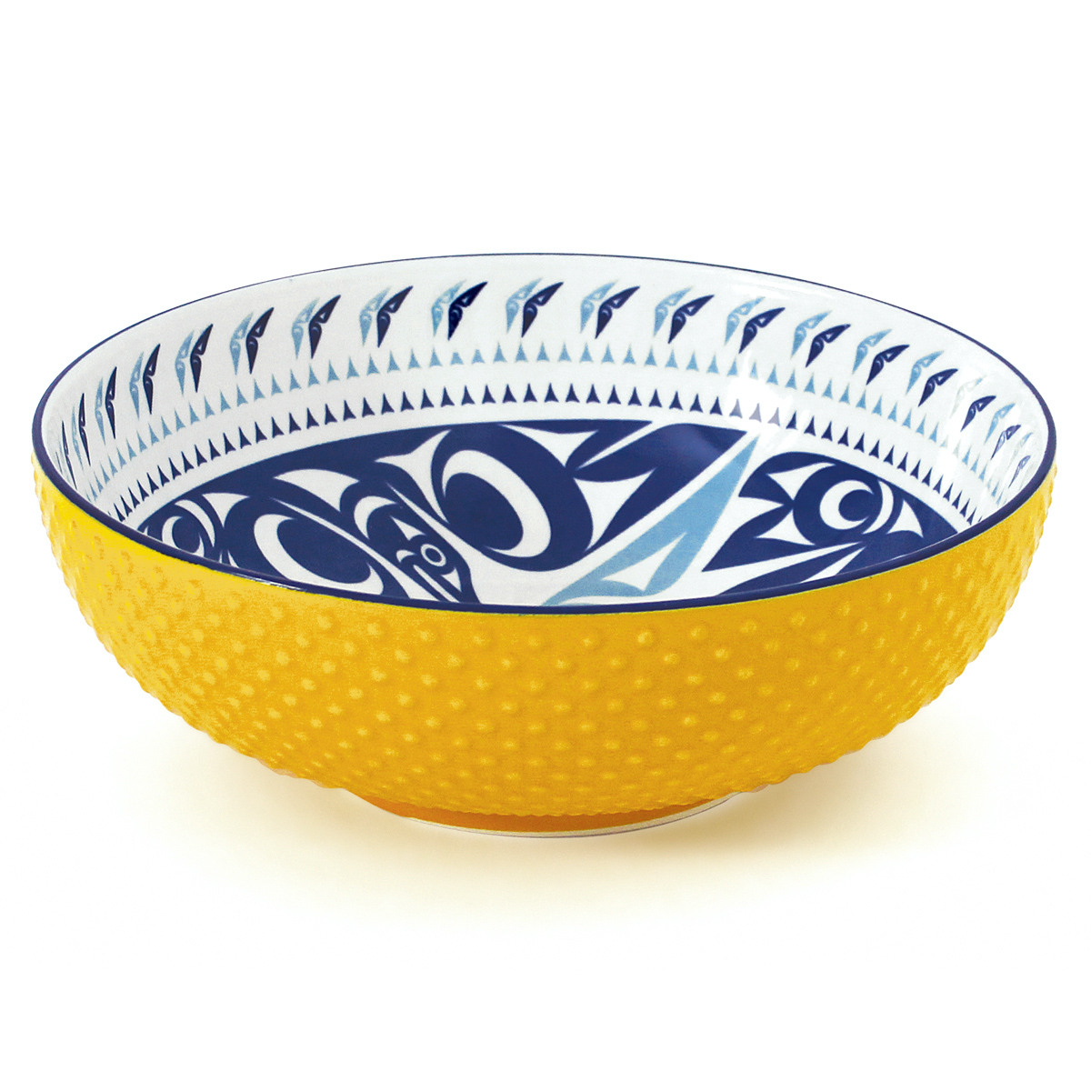 Bowl - Porcelain - Serving - Hummingbird Yellow