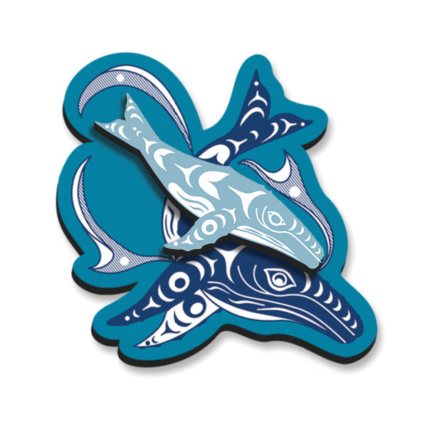Magnet - 3D - Humpback Whales
