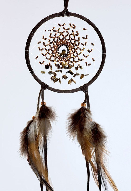 Dream Catcher - 4” - Energy Flow - Dark Brown