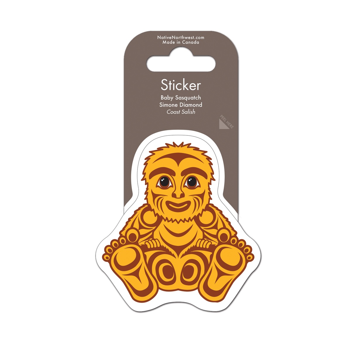 Sticker - Vinyl - Baby Sasquatch