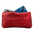 Wristlet - Deerskin - Bear - Red