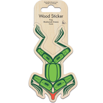 Sticker - Wood - Frog