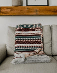 Blanket - Wool Blend - Eco-friendly - Currant - Reversible
