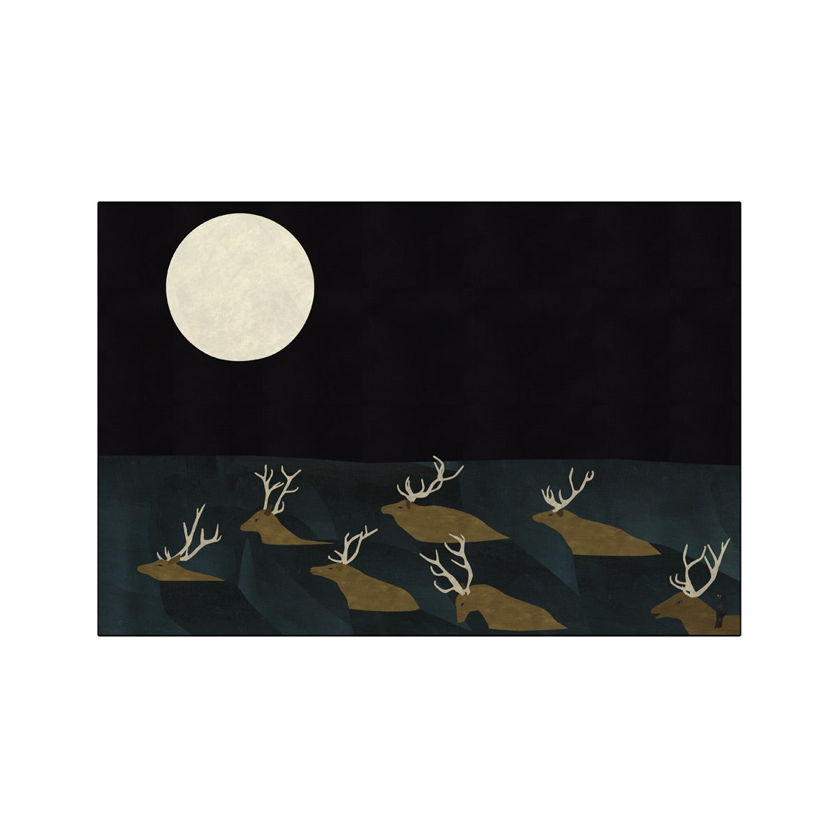 Card - Elk Crossing - 5x7